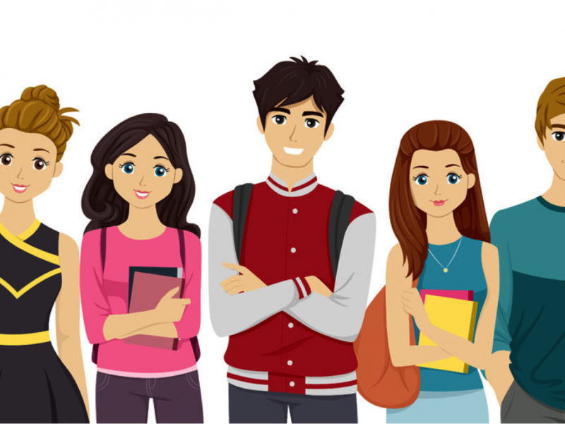 clipart student college student