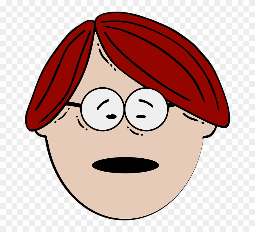 clipart student head