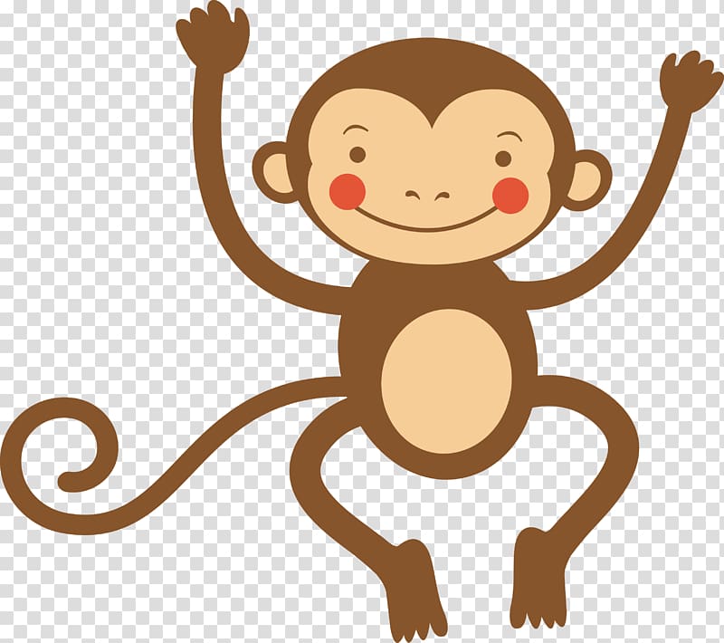 monkeys clipart student