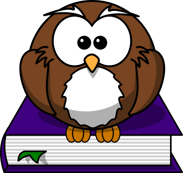 clipart student owl