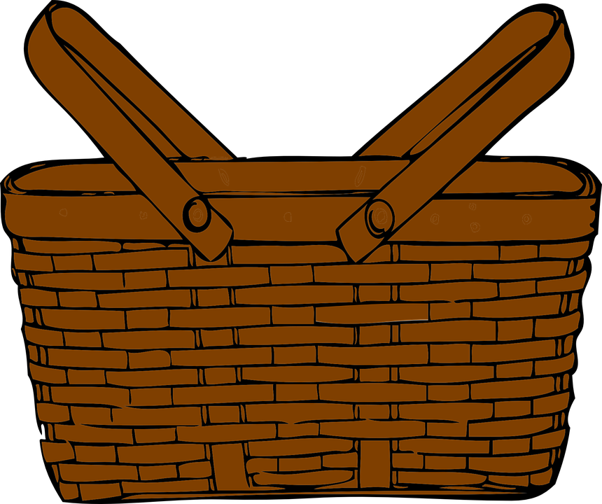raffle clipart basket goods