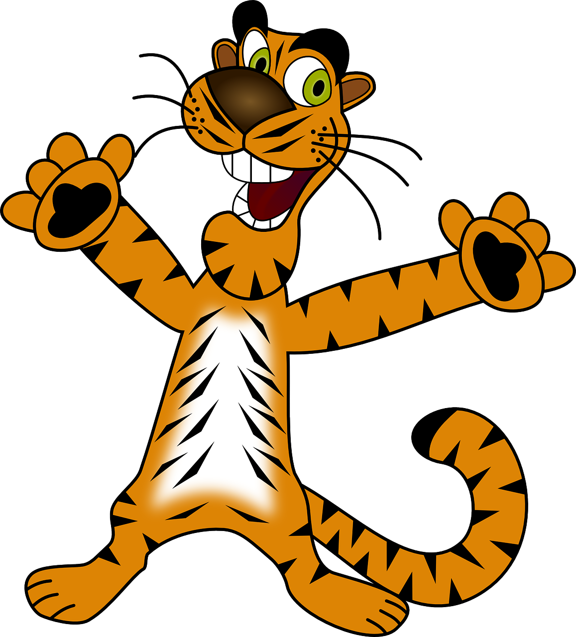 Clipart tiger school. Home dr martin luther