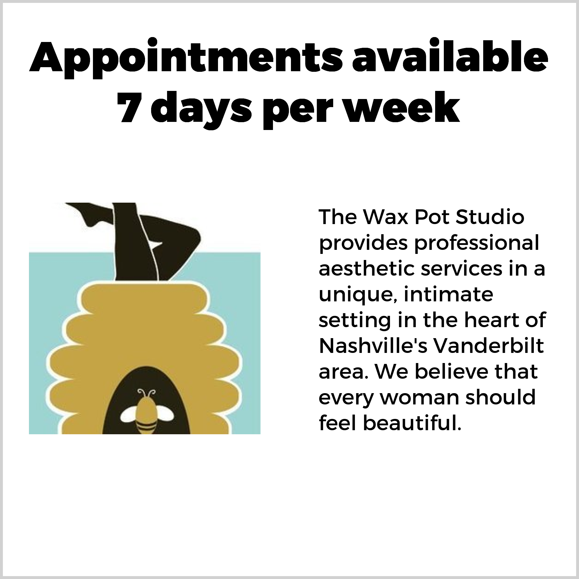 Clipart studio professional service. Wax pot appointments available