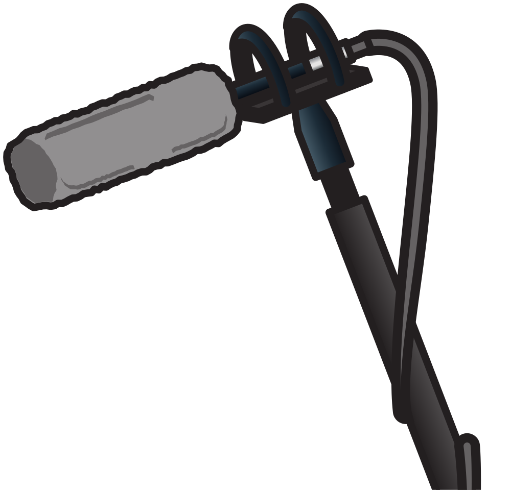 Clipart studio small microphone. Onlinelabels clip art shotgun