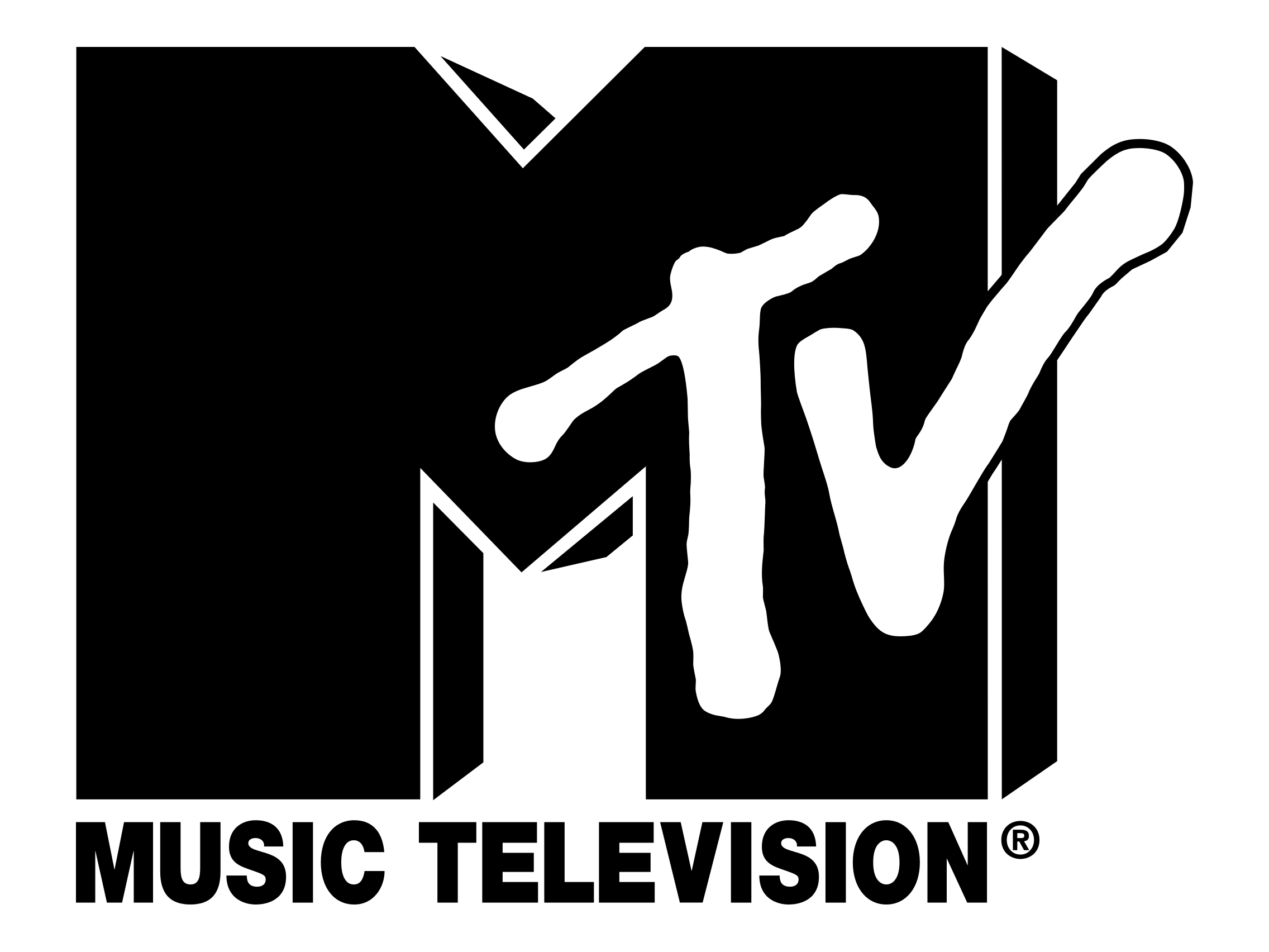 square clipart tv logo