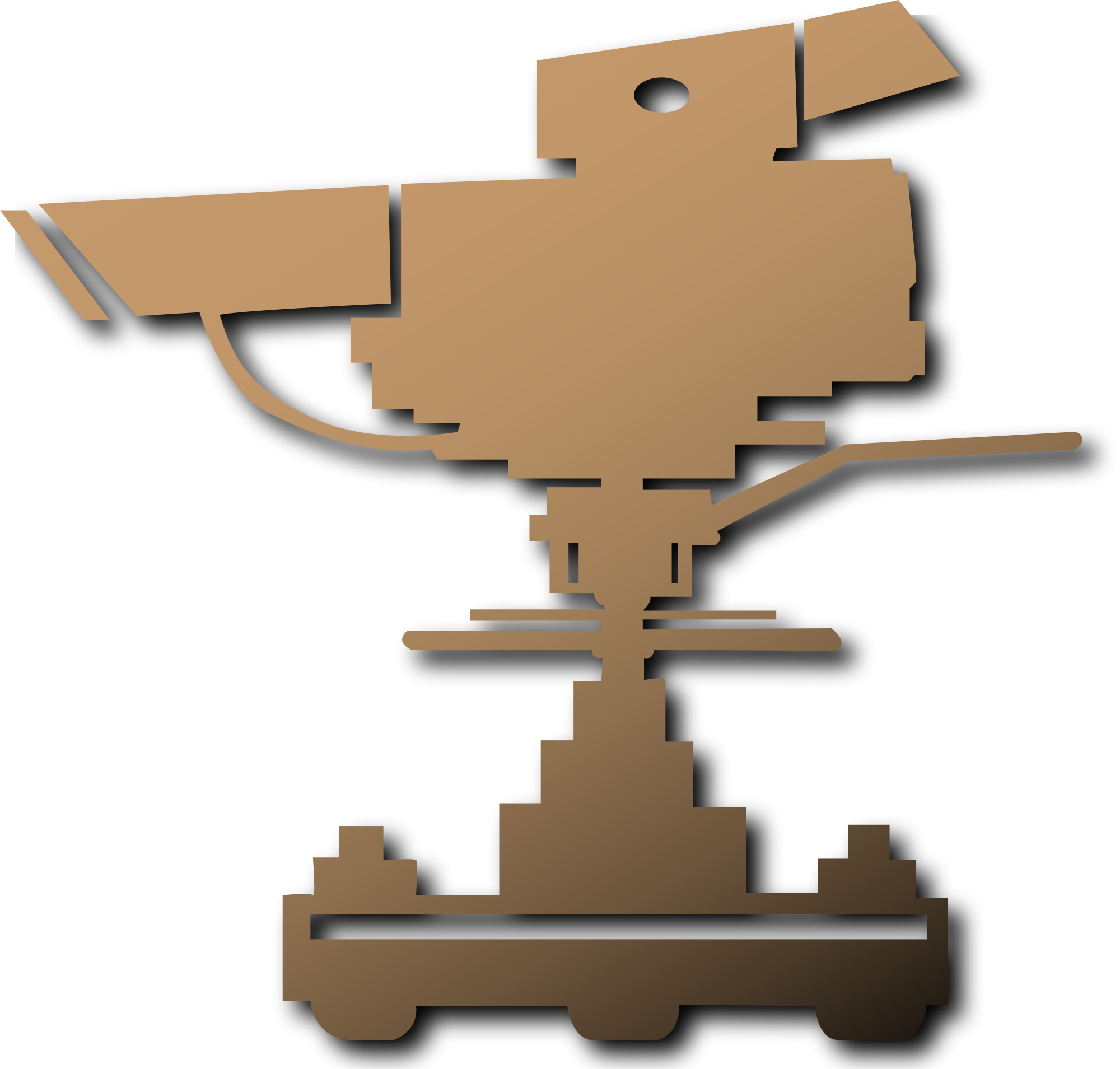 clipart studio television camera