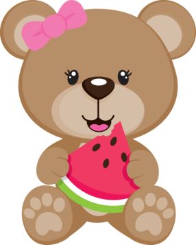Cute bear teddy clip. Clipart summer baby