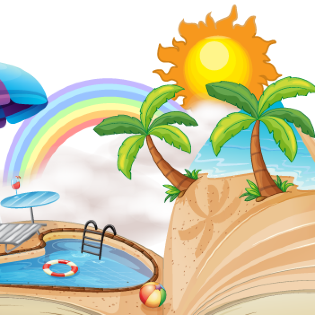 clipart summer library