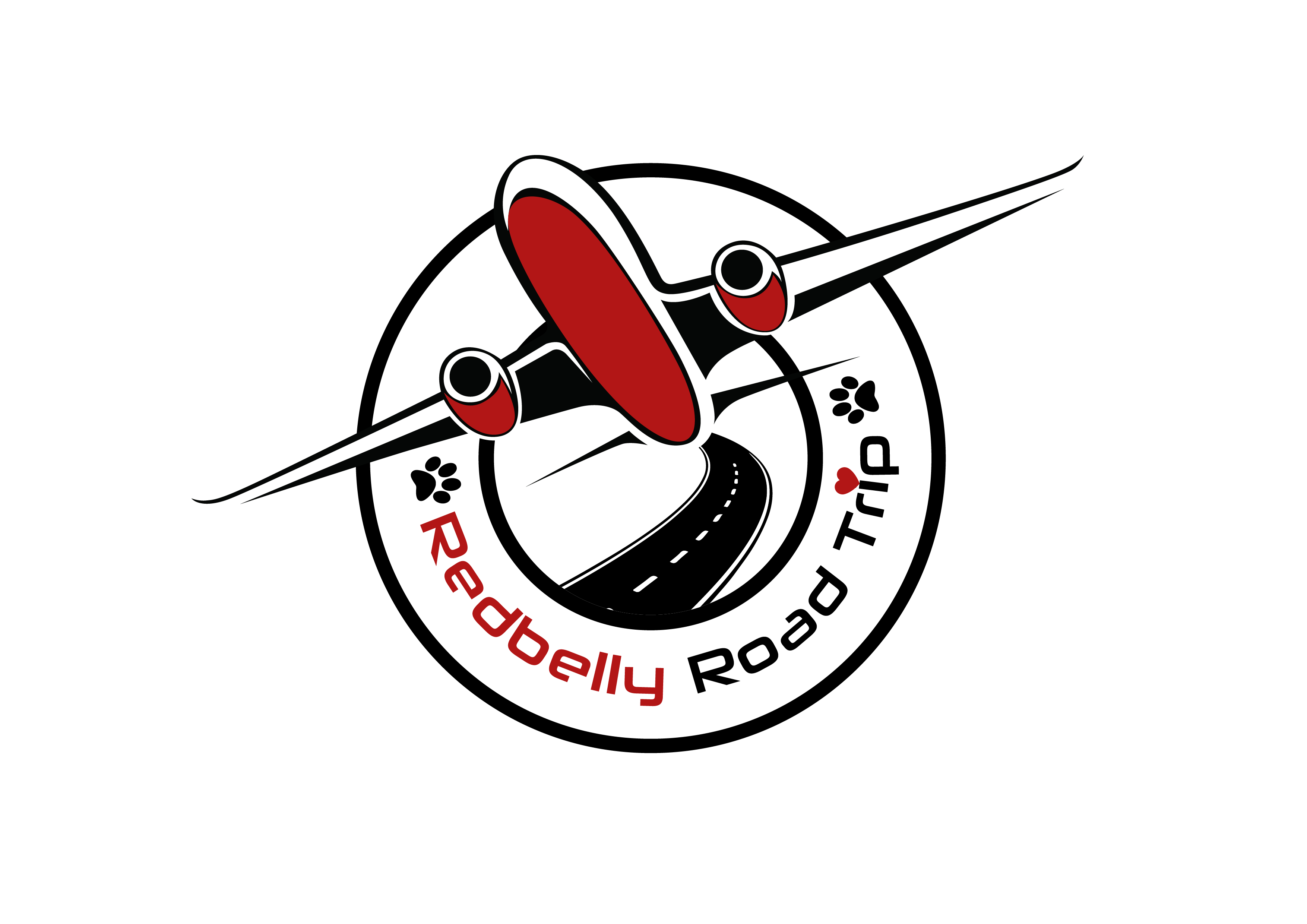 Redbelly airline couple furry. Clipart summer road trip