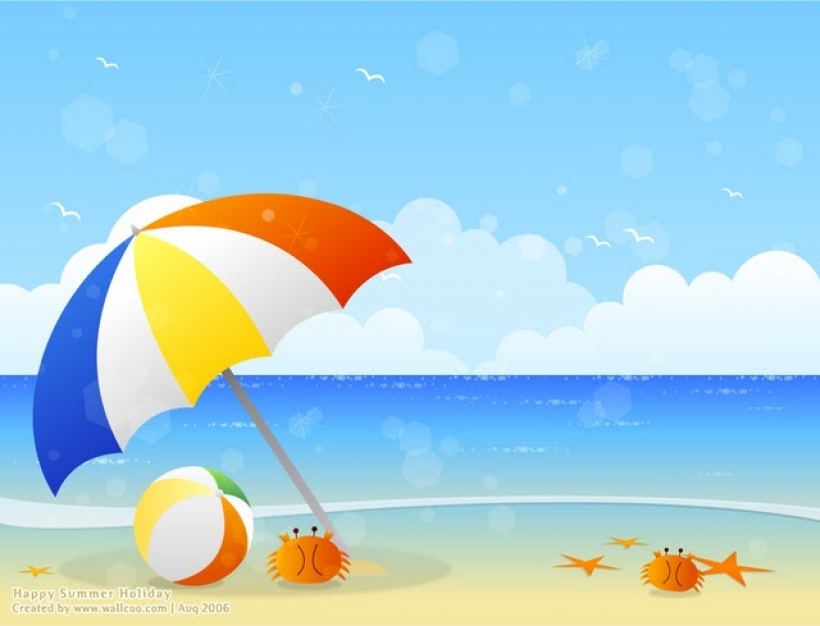 Free beach cliparts download. Clipart summer scene