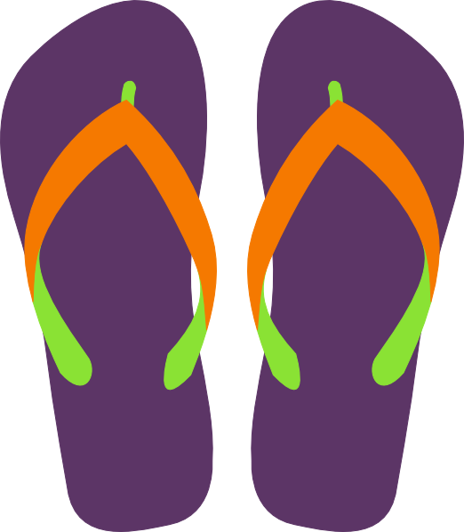 purple clipart slipper
