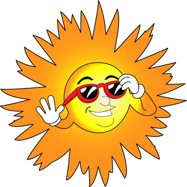 clipart summer weather
