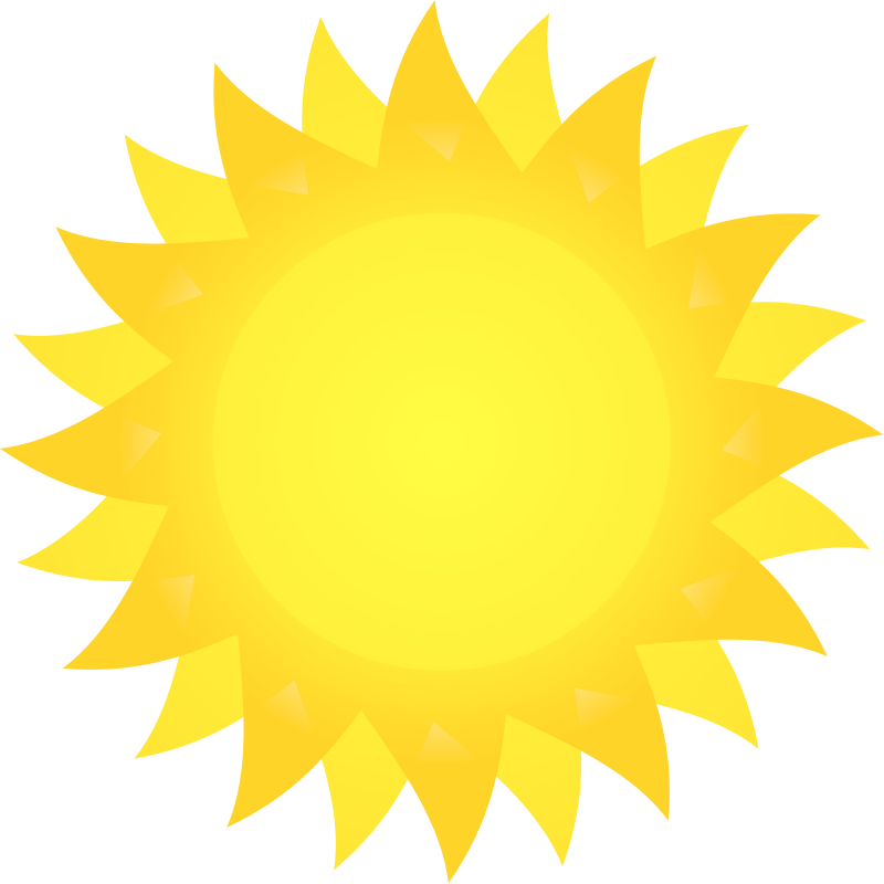 Free sun images to. Clipart park weather