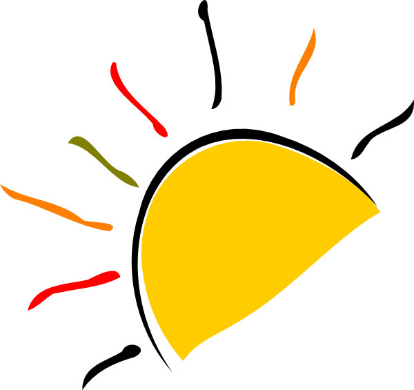 Logo clip art at. Clipart sun abstract