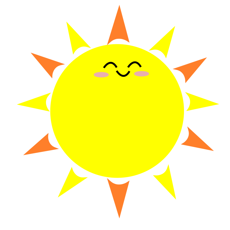 clipart sun animated