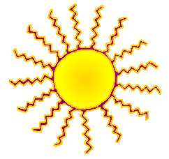 clipart sun animated