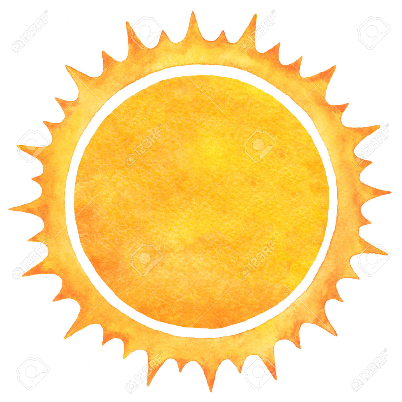 clipart sun circle