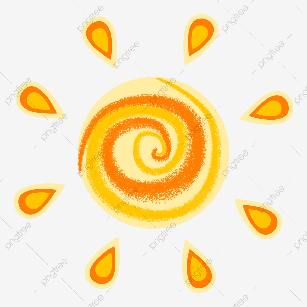Color cartoon cute png. Clipart sun colored