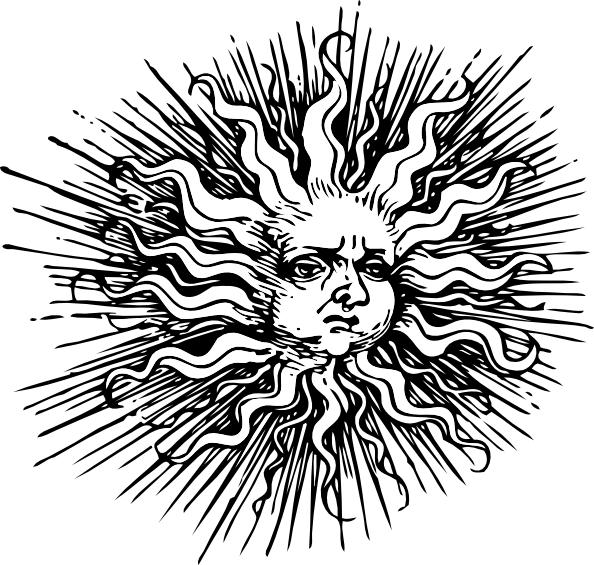 Clipart sun medieval. Ornate clip art at