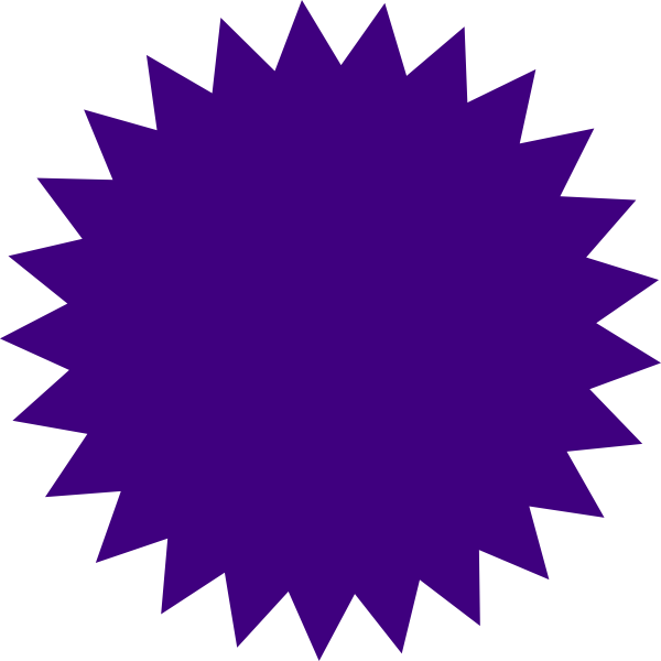 clipart sun purple