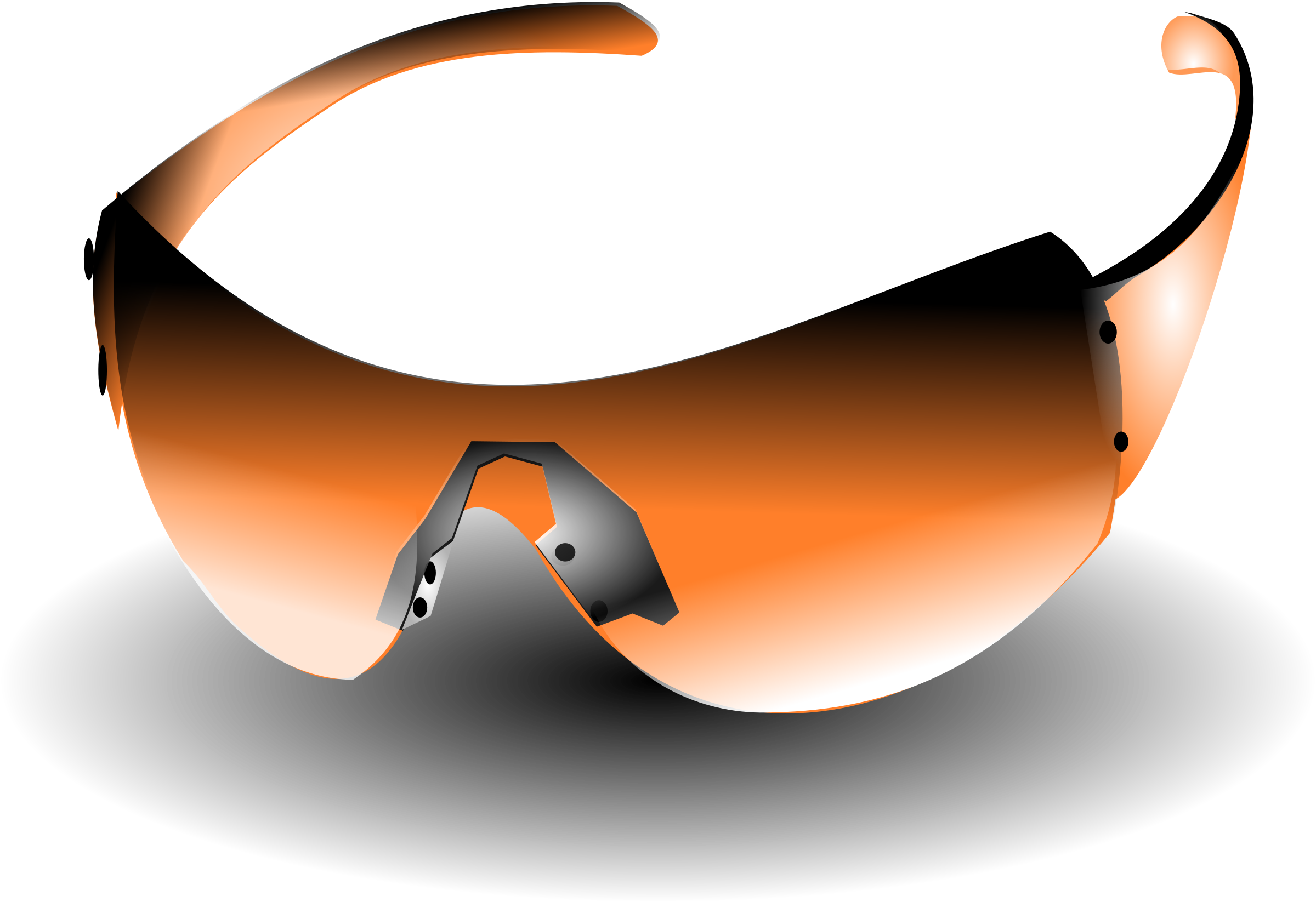 sunglasses clipart orange