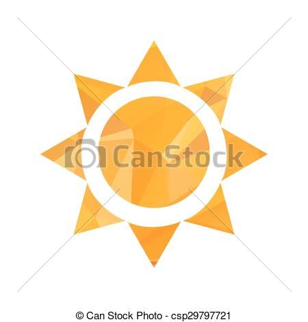 clipart sun triangle