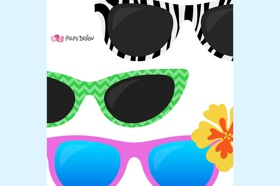 Clipart sunglasses 50 glass.  by polpo design