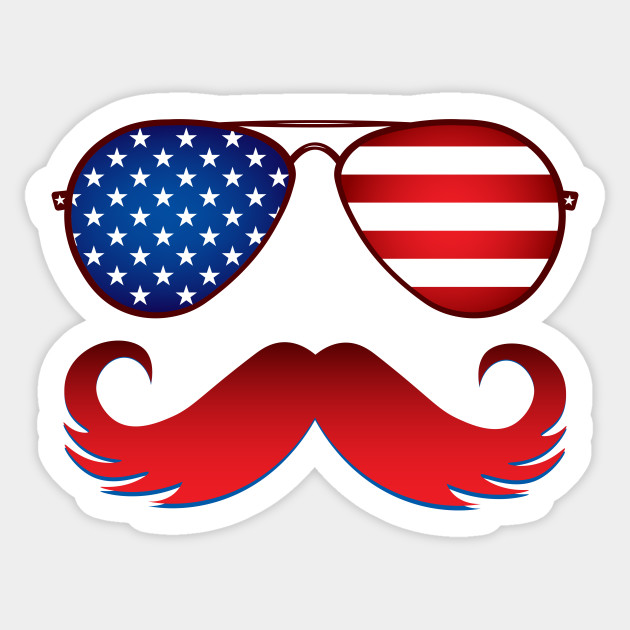 clipart sunglasses american flag