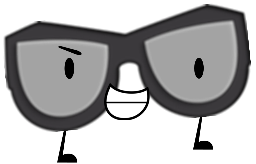 Image pose png object. Sunglasses clipart bfdi