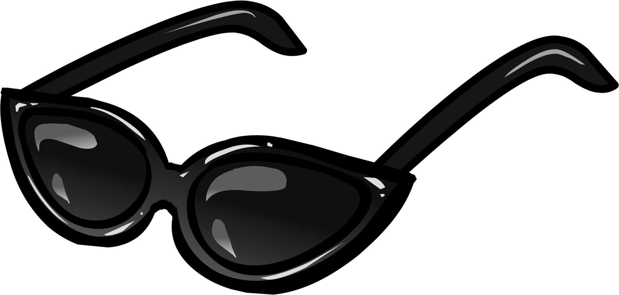 Clipart sunglasses cateye. Cat eye club penguin