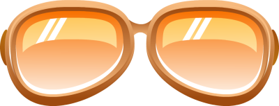 clipart sunglasses orange