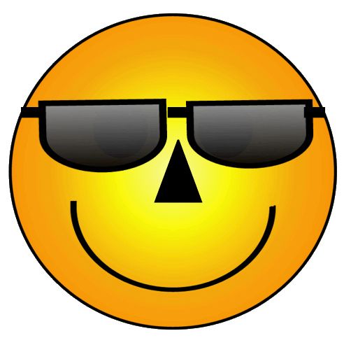 clipart sunglasses smiley face