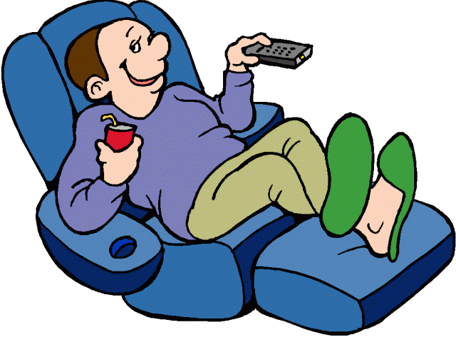 relaxing clipart inactive