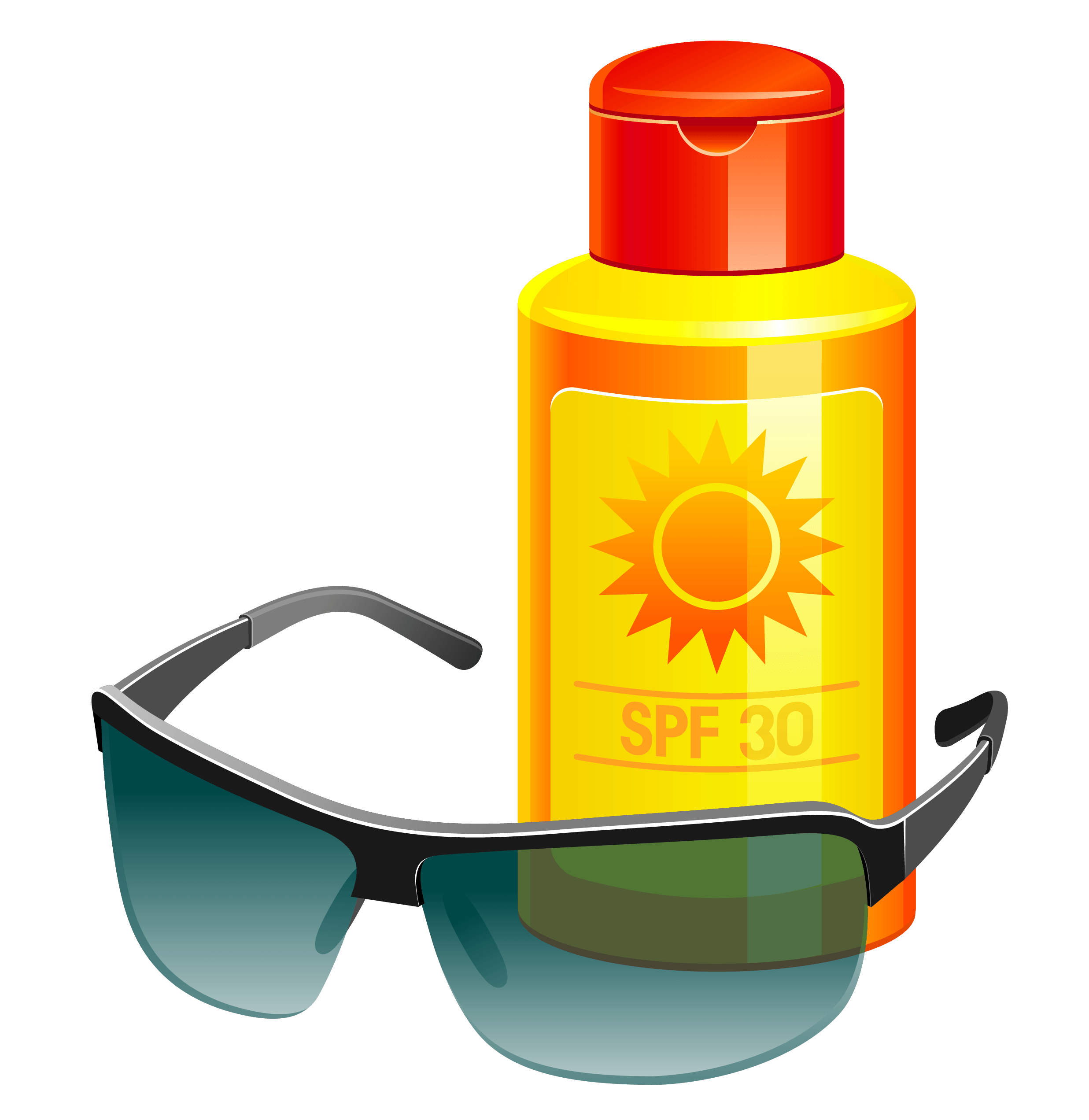 Sunglasses clipart sunshine. Suntan free download best