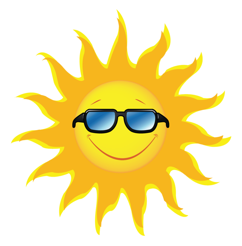 clipart sunshine clear background