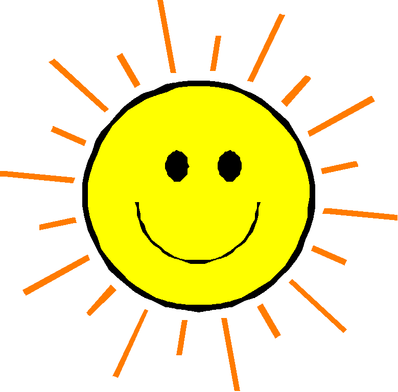 clipart sunshine happy face