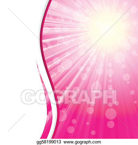 clipart sunshine pink