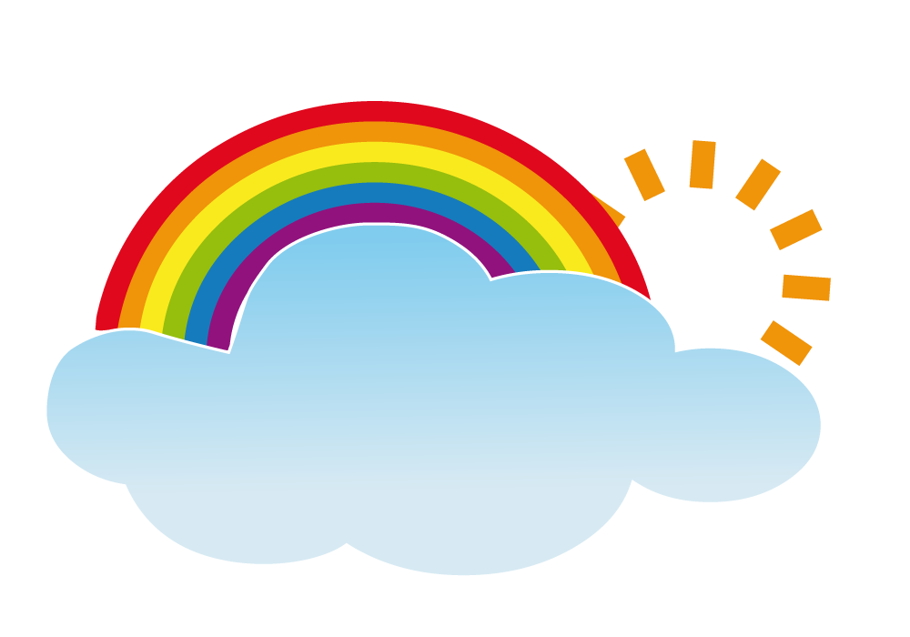 clipart sunshine sky
