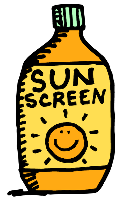 clipart sunshine sunscreen