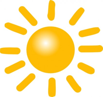 clipart sunshine symbol