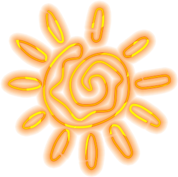 clipart sunshine yellow glow