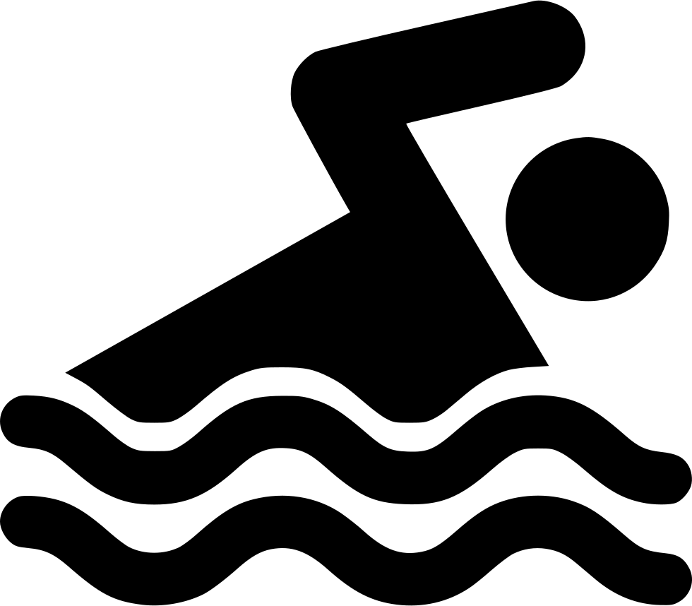 Clipart Swimming Black And White 6 