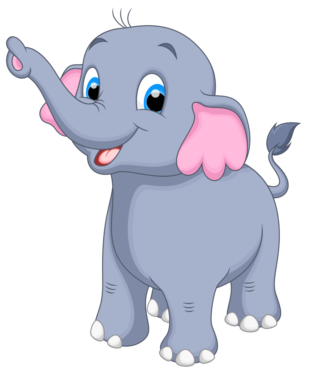 Baby blue clip art. Clipart swimming elephant