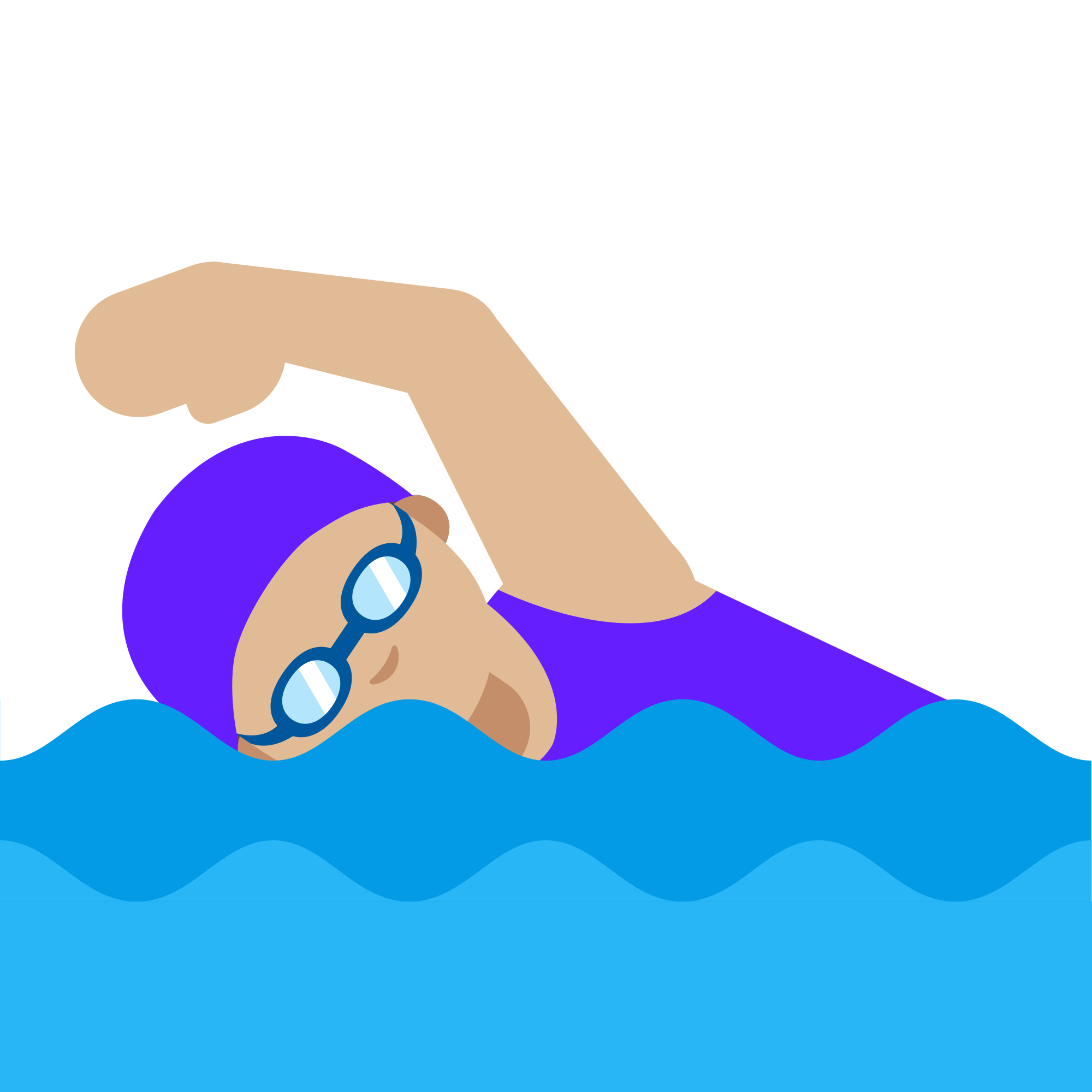 clipart swimming emoji