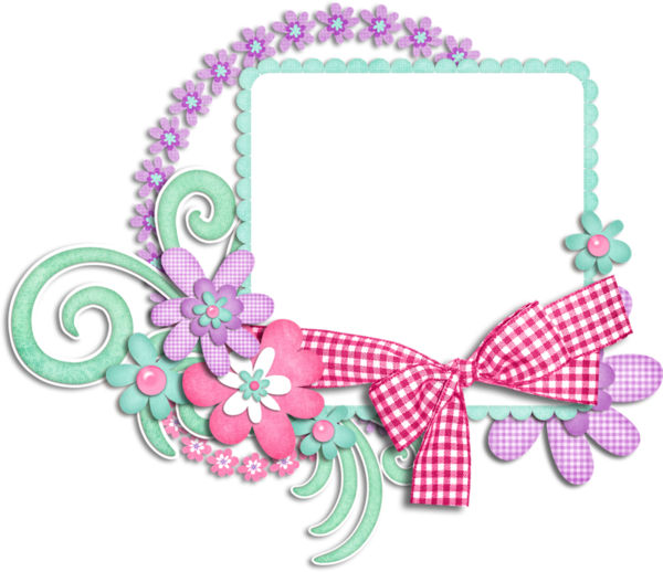 Clipart swimming frame. For scrap booking are