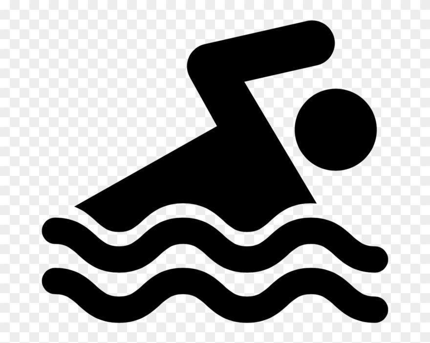 clipart swimming icon