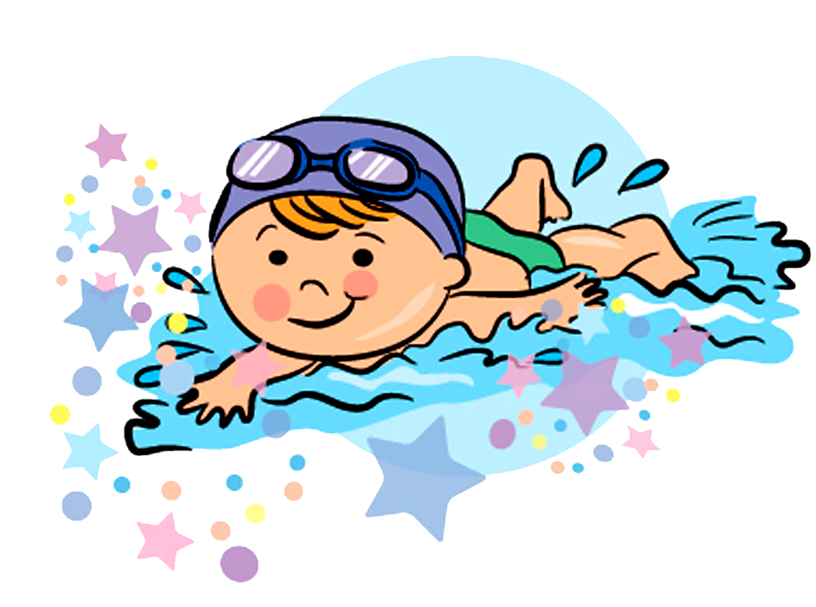 clipart swimming illustration