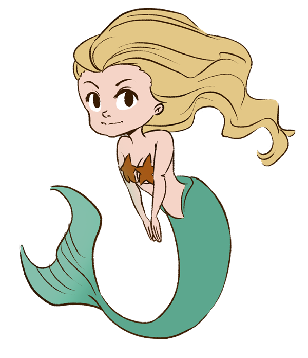 Free images clipartix . Mermaid clipart background