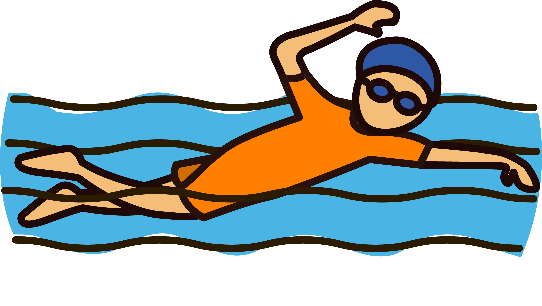 Tool clipart swimming. Trinetra about free indian