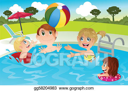clipart swimming player